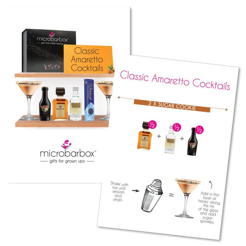 Classic Amaretto Cocktails Gift Set Liquor & Spirits