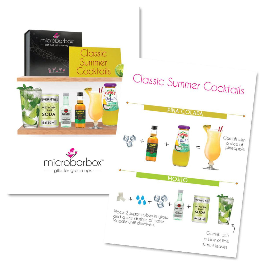 Teachers Classic Summer Cocktails Gift Set Cocktail Gift Set