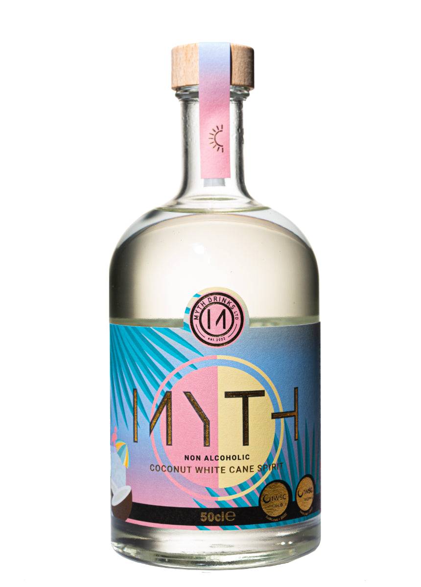 Myth Alcohol Free White Coconut Rum 50cl - BBE 01/2026 Liquor & Spirits