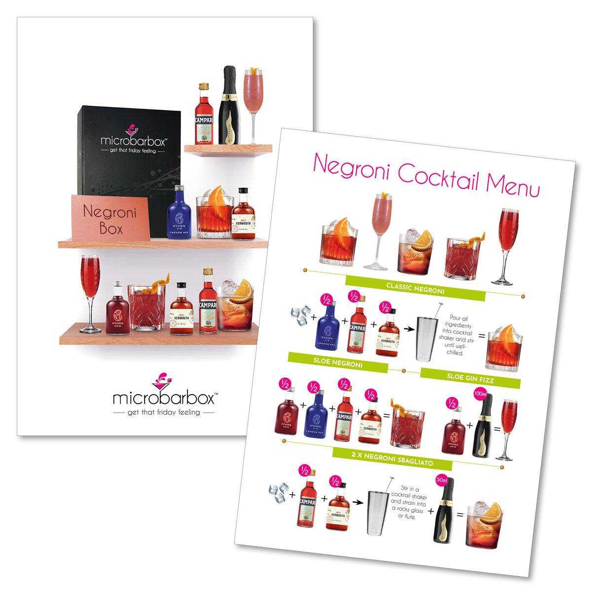 Sorry Negroni Cocktail Gift Set Cocktail Gift Set