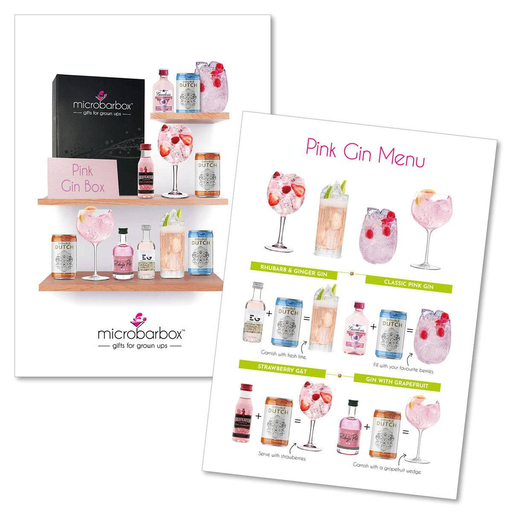 Pink Gin Gift Set with Tonic Cocktail Gift Set