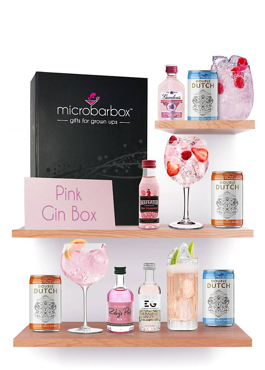 Pink Gin Gift Set with Tonic Cocktail Gift Set