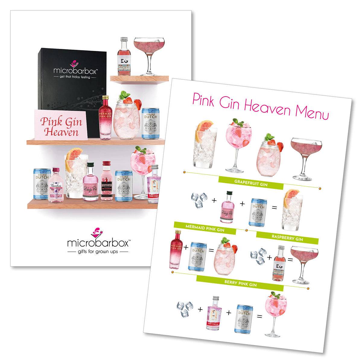 Mother's Day Heavenly Pink Gin Gift Set Cocktail Gift Set