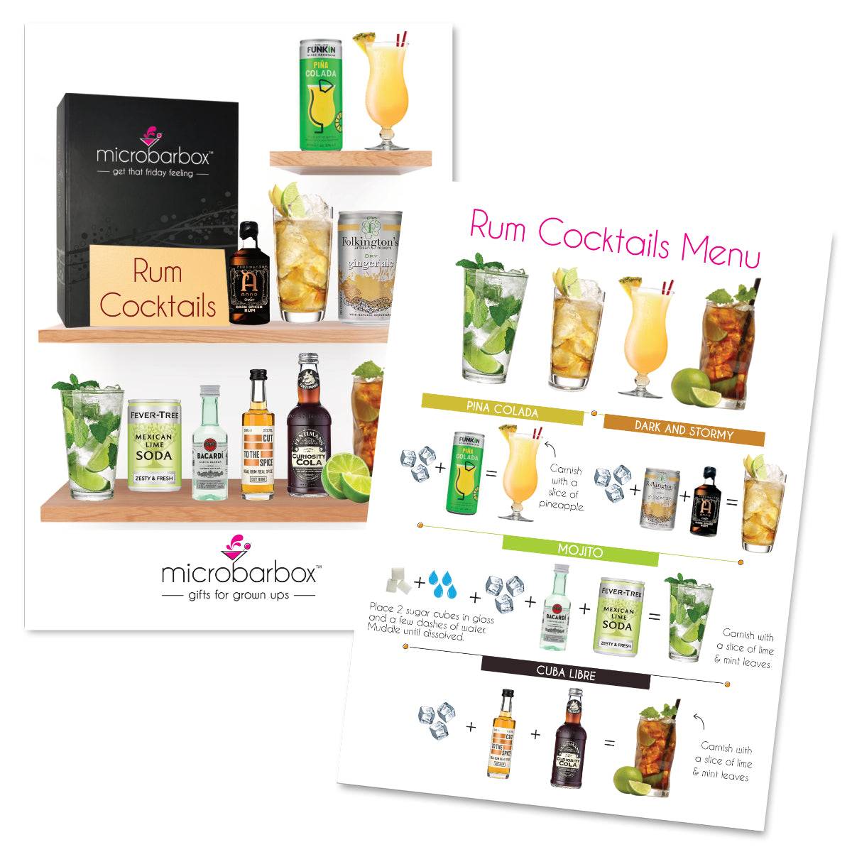 Father's Day Rum Cocktail Gift Set Cocktail Gift Set