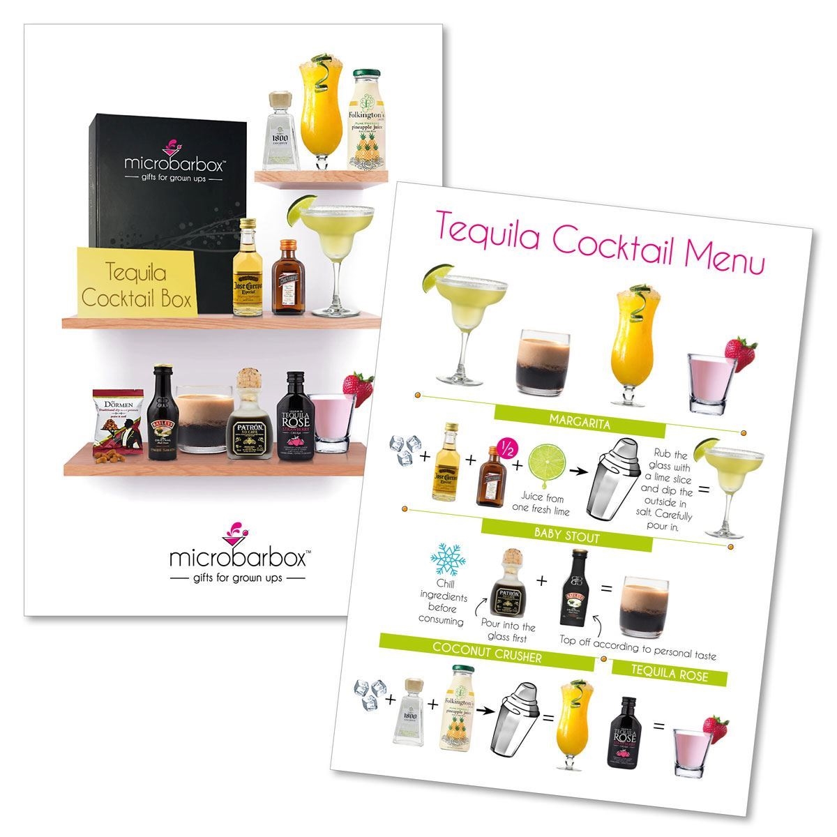 Tequila Cocktail Box MicroBarBox Cocktail and Gin Gift Sets