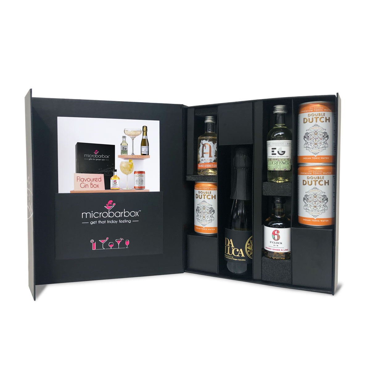 Flavoured Gin & Prosecco Gift Set | Cocktail Gift Boxes | Gin, Prosecco ...