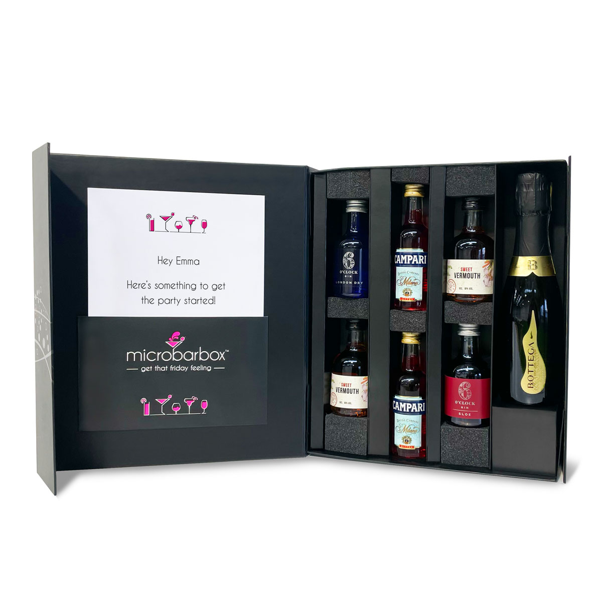 Negroni Cocktail Gift Set | Cocktail Gift Boxes | Gin, Prosecco, Rum ...