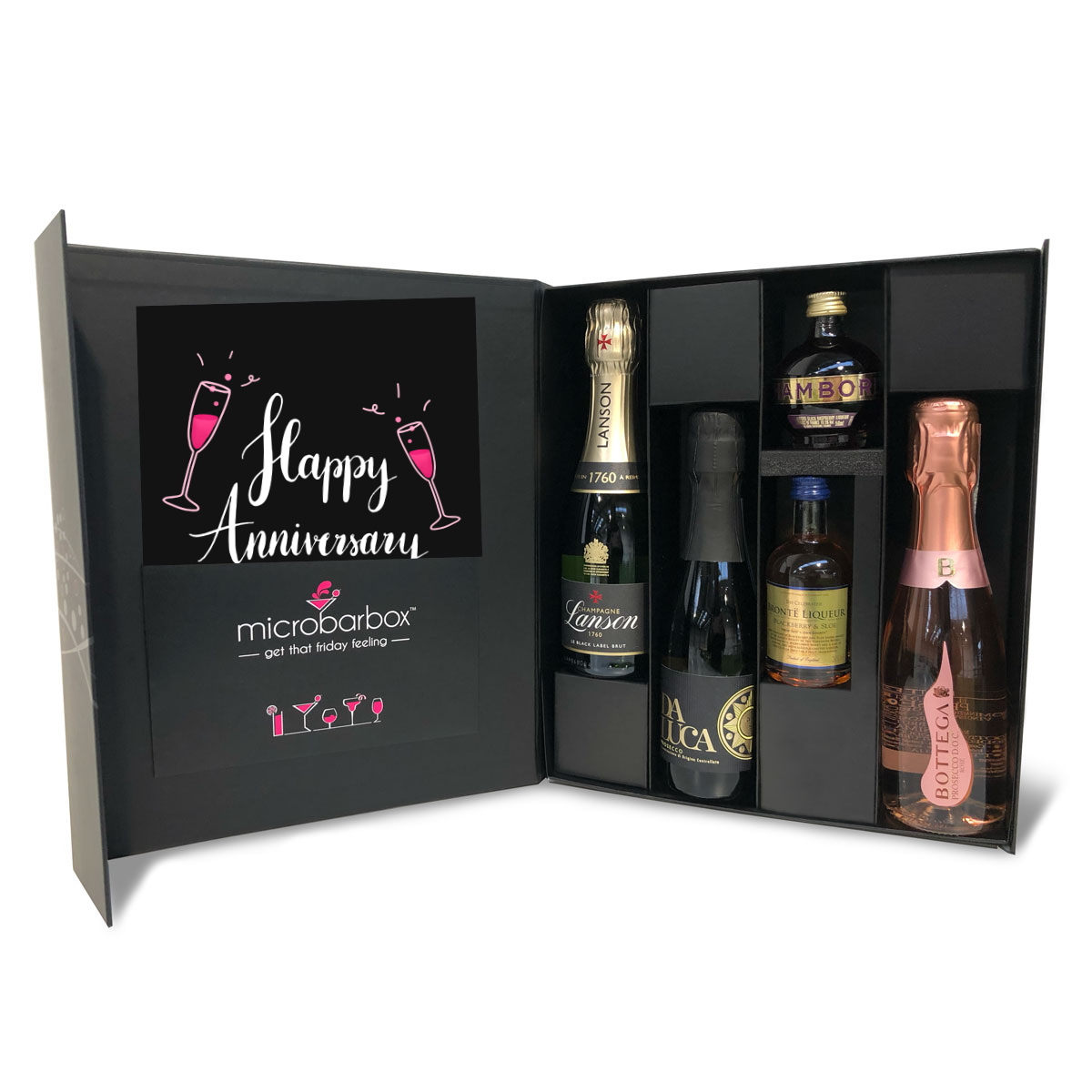 Anniversary Champagne And Prosecco T Set Cocktail T Boxes Gin