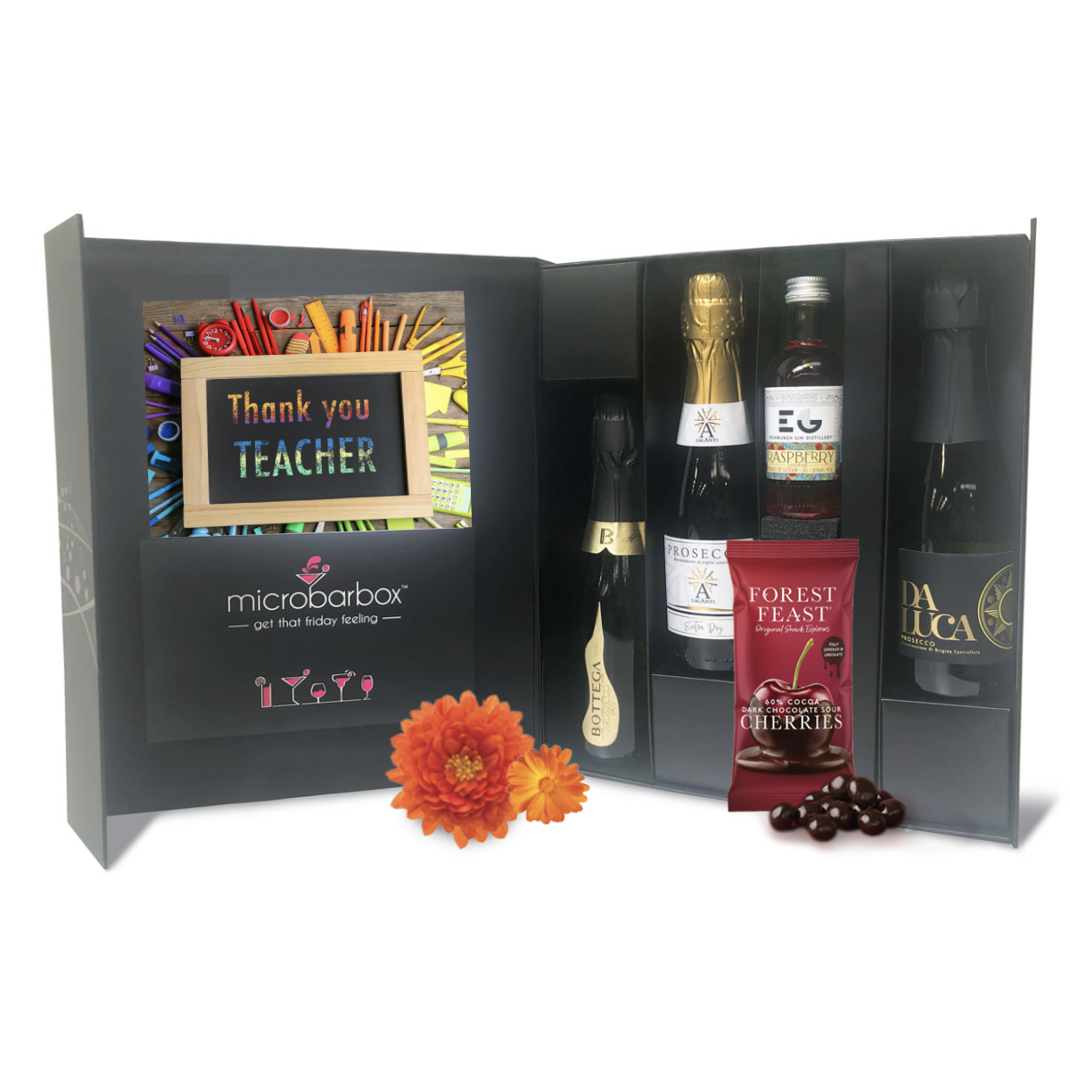 Teachers Prosecco Gift Set | Cocktail Gift Boxes | Gin, Prosecco, Rum ...