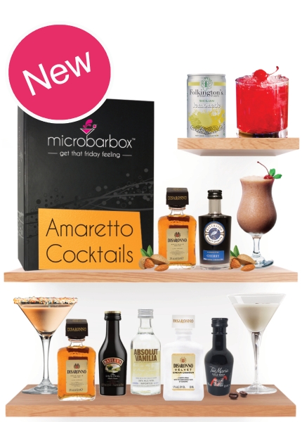 Amaretto Cocktails Gift Set | Cocktail Gift Boxes | Gin, Prosecco, Rum ...