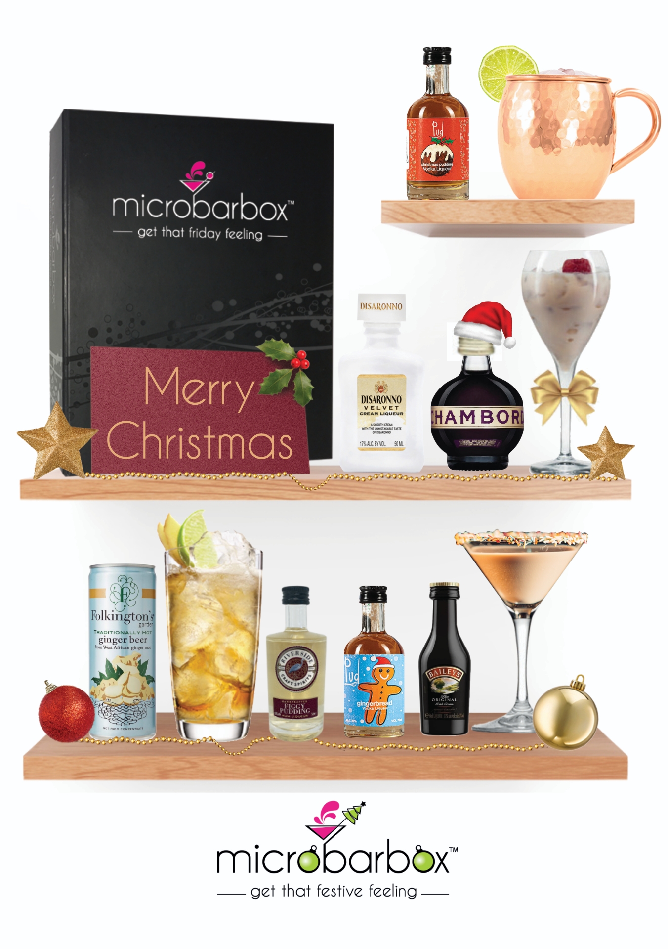 Christmas Cocktail Gift Box